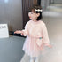 Add velvet padded mink velvet new year dress foreign style princess dress